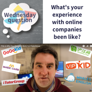 What's your experience with online companies been like? (Wednesday Question)