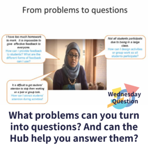 What problems can you turn into questions? (Wednesday Question)