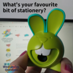 What's your favourite bit of stationery? (Wednesday Question) with a bunny-shaped pencil sharpener